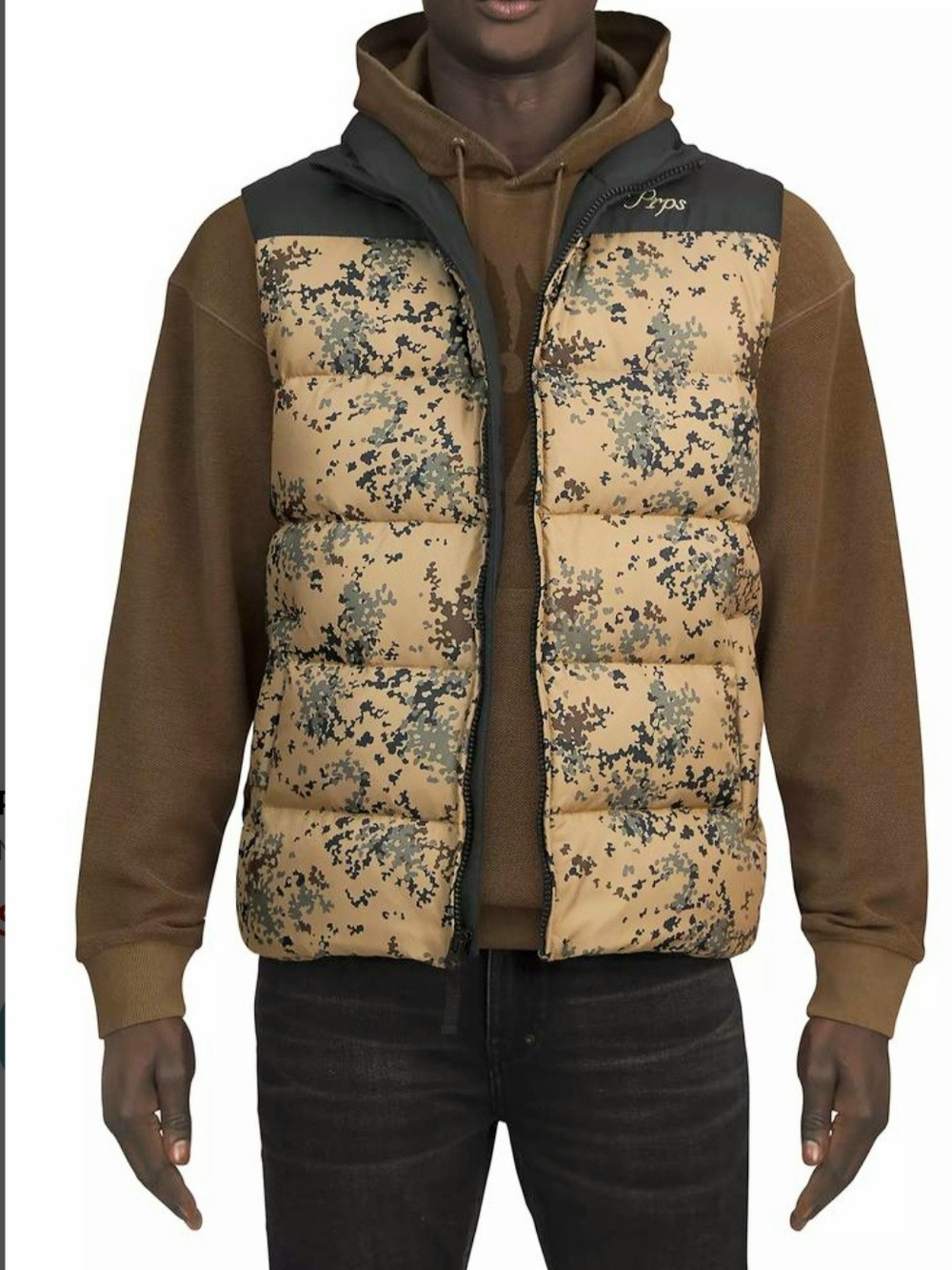 PRPS Winter Park Camouflage Puffer Vest.